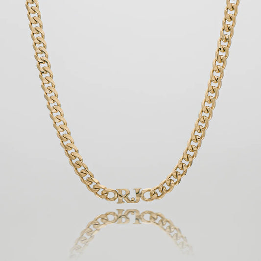 Initial Choker Necklace - Nur Glo