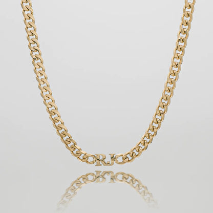 Initial Choker Necklace - Nur Glo