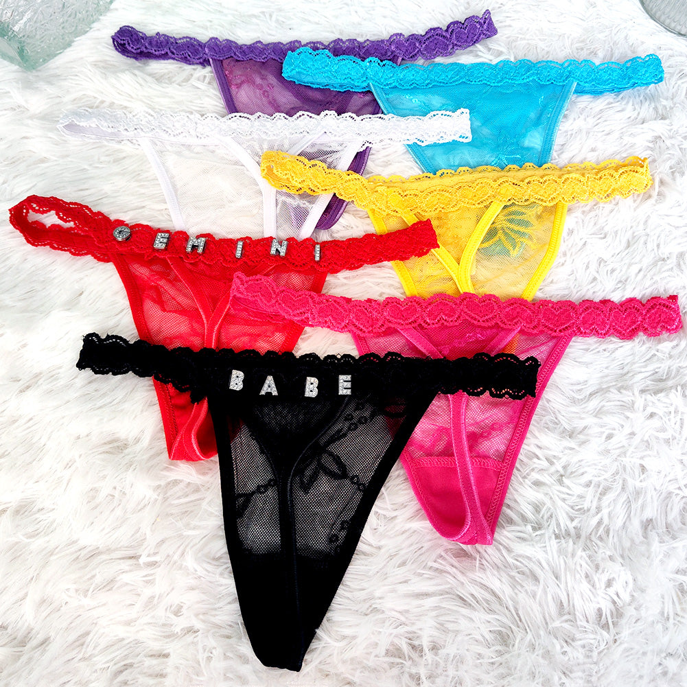 Luxe Name Thong