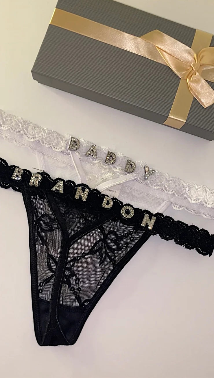 Lustre Custom Name Thong – Nusoka