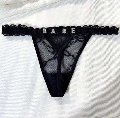 Luxe Name Thong